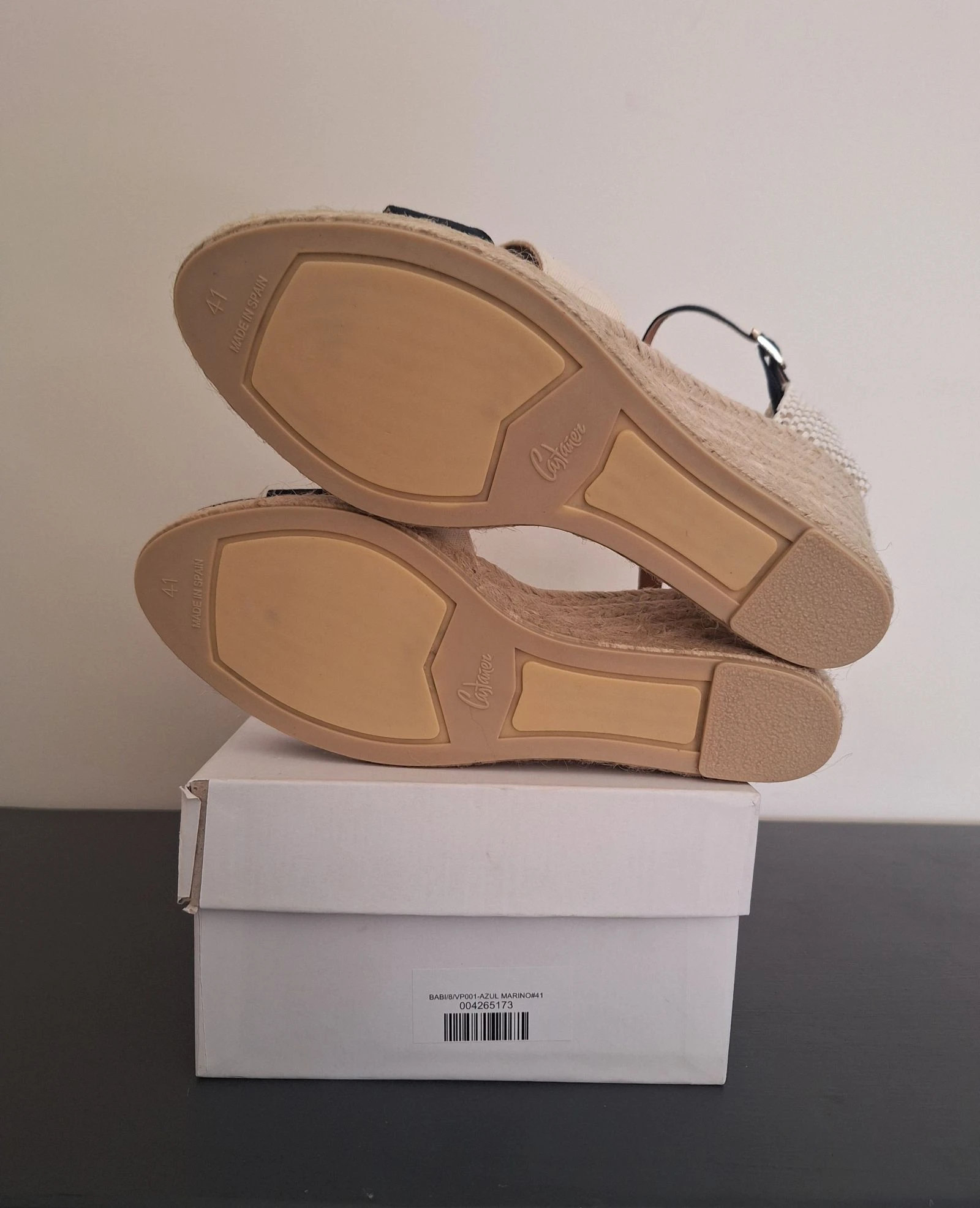 Castañer alpargatas con taño azul marino crema 41 – photo 8